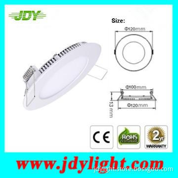 White 7W Ultra-Thin LED Recessed Ceiling Panel Light
